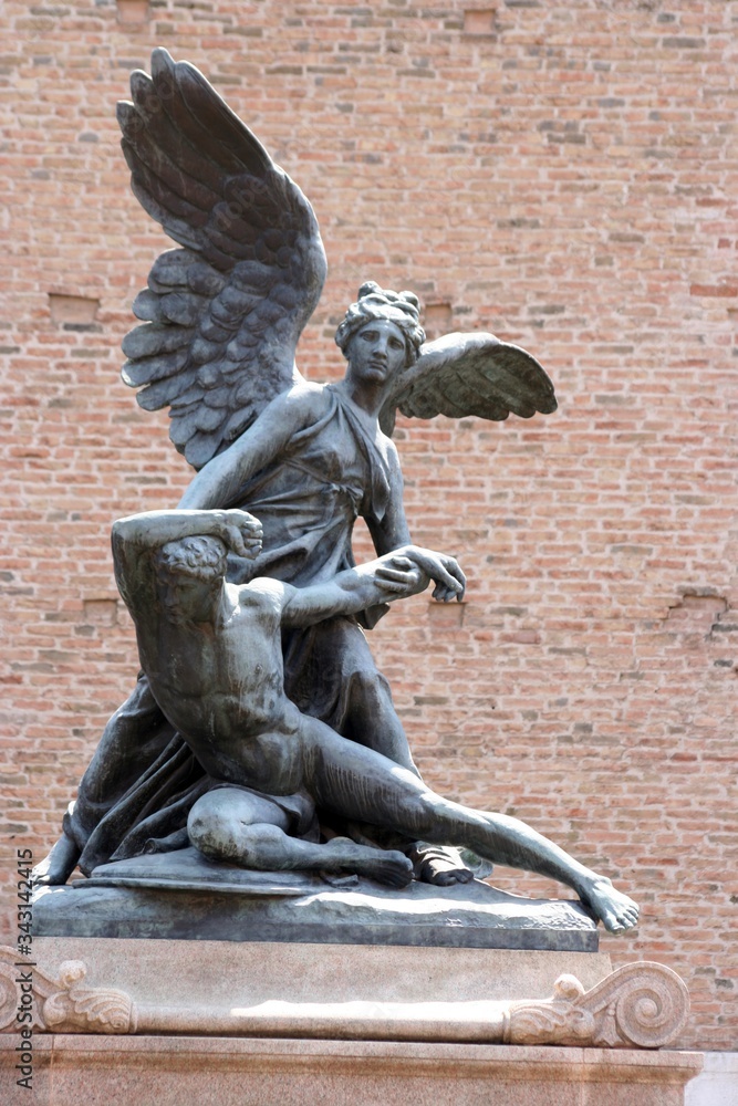 Naklejka premium War memorial statue, Chioggia