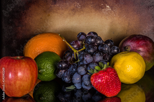 still life with fruits