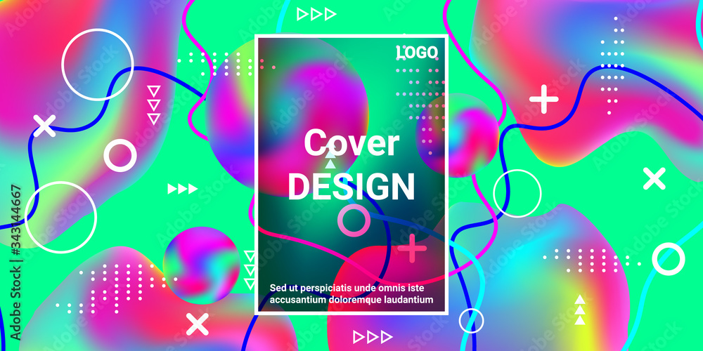 Fototapeta premium Modern design poster