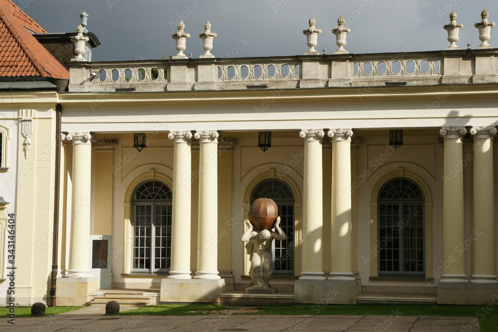 Fototapeta premium Atlas. Pałac Branickich w Białymstoku