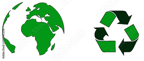 mondo reciclare verde natura 