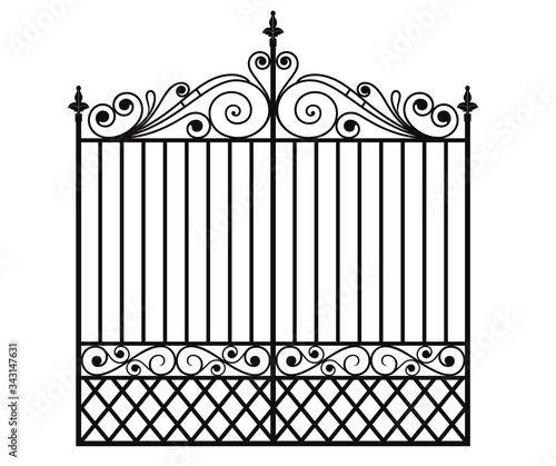 wrought iron gate © Gary Godby