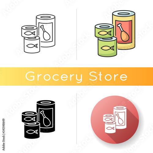 Canned goods and soups icon