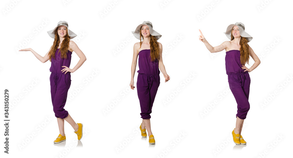 Woman isolated on the white background Woman isolated on the white background