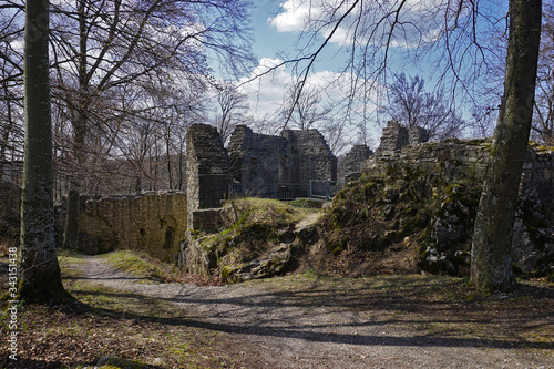 Burgruine Hohenmelchingen auf der Schwäbischen Alb photo