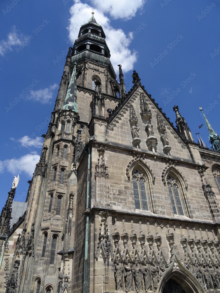 Fototapeta premium historische Kirche in Chemnitz