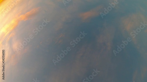 White Carpet Clouds And Blue Sky