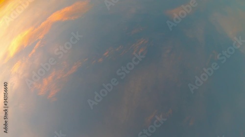 White Carpet Clouds And Blue Sky