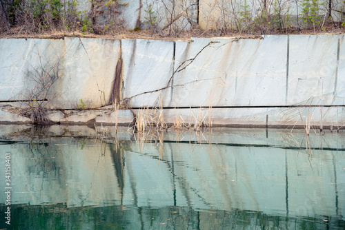 MMarble blocks at the old quarry