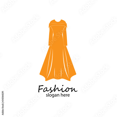 long dress long muslim dress arabic abaya.luxury women fashion.muslim clothes-vector stock
