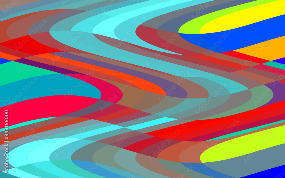 Blue red yellow waves abstract colorful background Blue red yellow waves abstract colorful background