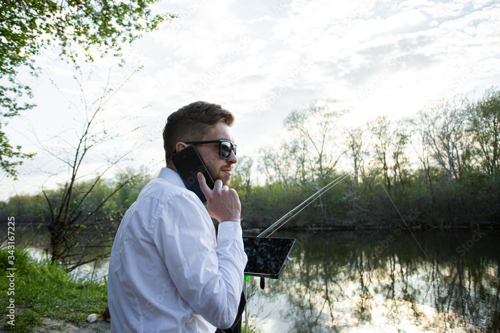 Remote work online. Work outside the office Remote work online. Work outside the office