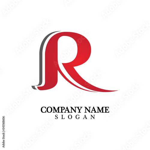 R Letter Logo Business Template Vector icon
