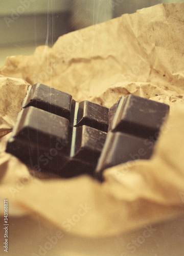 Fototapeta Naklejka Na Ścianę i Meble -  dark chocolate bars