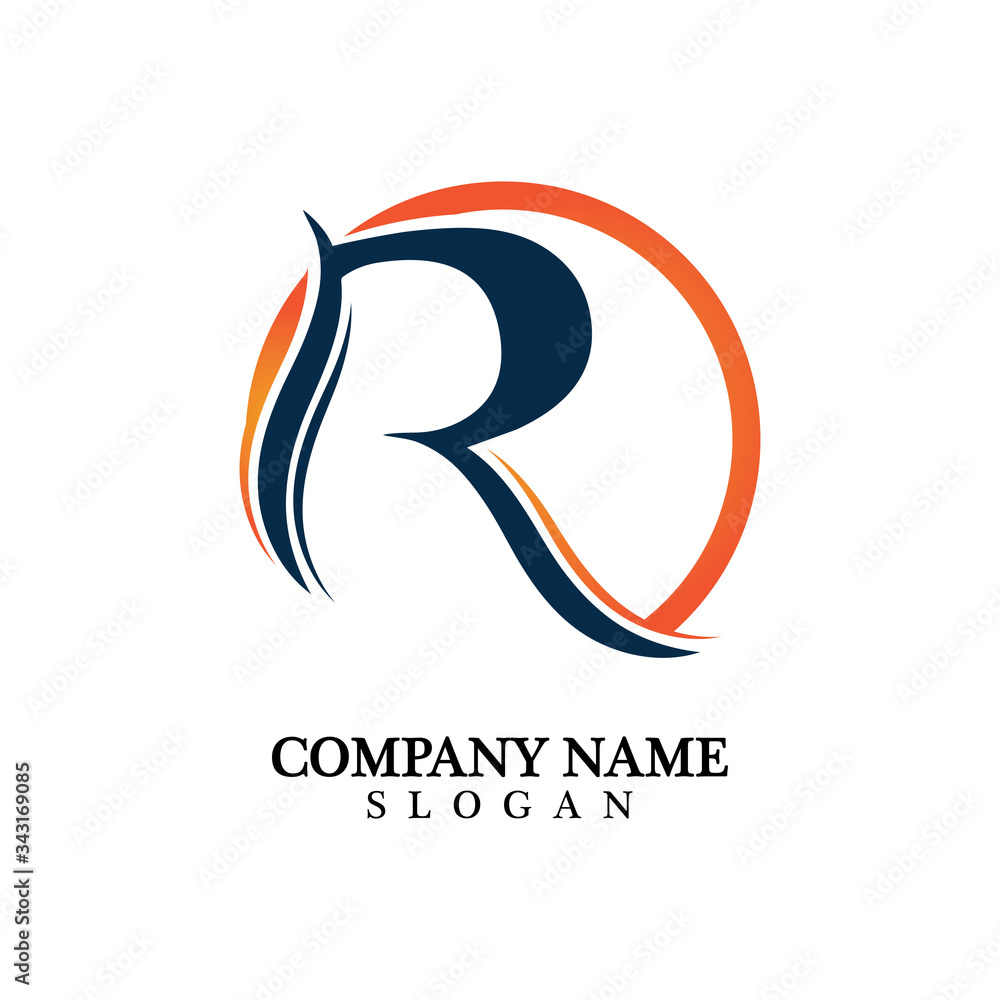 R Letter Logo Business Template Vector icon R Letter Logo Business Template Vector icon