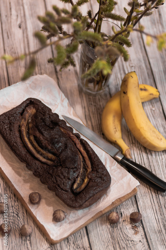 banana and chocolate