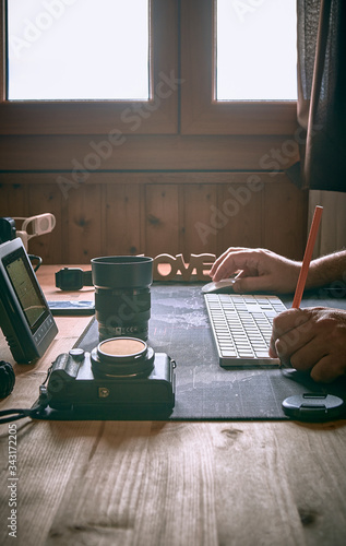 Work Photographer table