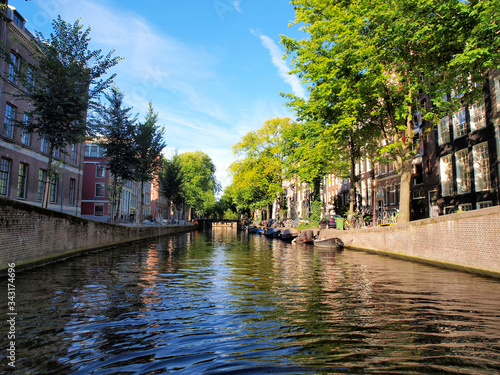 Tapet The canals of Amsterdam, The Netherlands