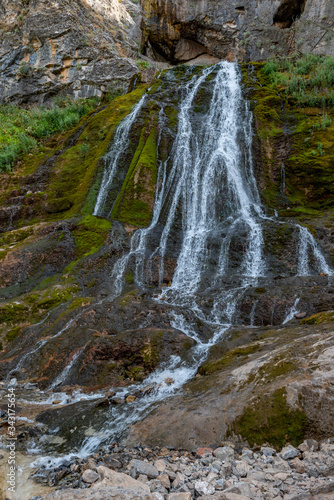 Yahyali, Kayseri - Turkey.  August 20, 2019 : Derebag Waterfalls, Yahyali - Kayseri.   photo