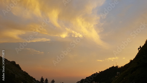 The Sky playing with colours. Setting Sun Just painting the sky photo