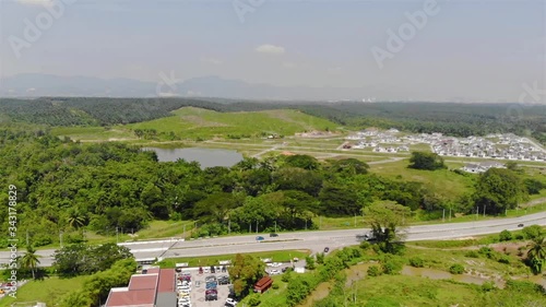Wallpaper Mural Highway road nearby Kellie's Castle in Ipoh top view - Slide Right  Torontodigital.ca