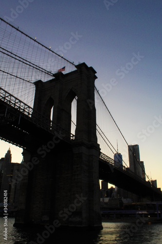 Obraz na płótnie brooklyn bridge w salonie