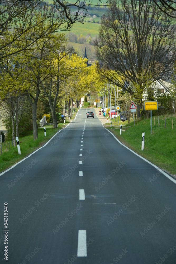 Landschaft im Erzgebirge