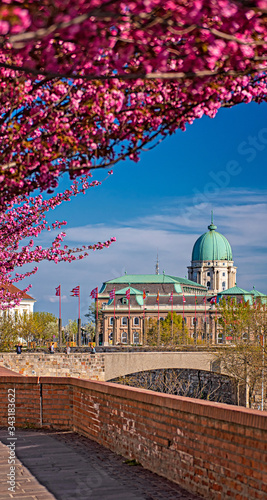 Amazing spring cityscape wi...