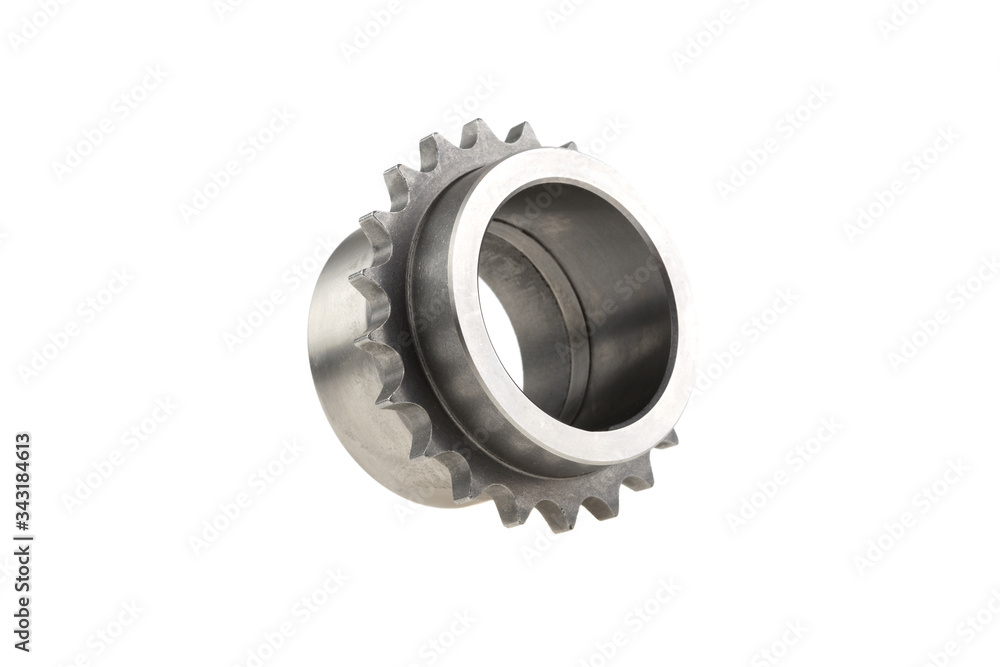 crankshaft gear on a white background isolated crankshaft gear on a white background isolated