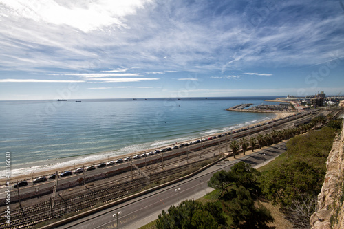 view of the sea from the pier