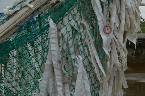 lobster pots in the harbor