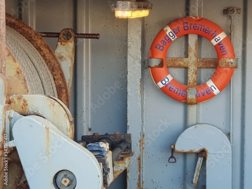 old rusty anchor