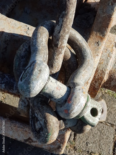 old rusty chain
