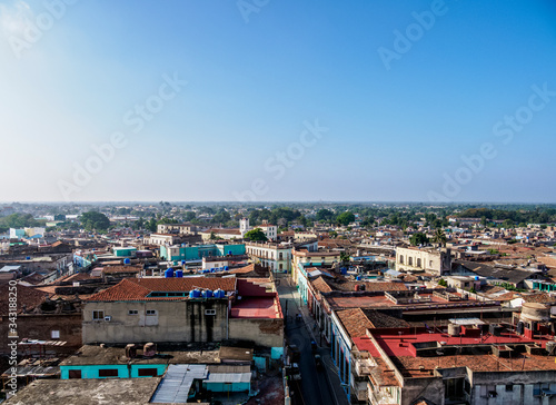 Old Town, elevated view, Camaguey, Camaguey Province, Cuba