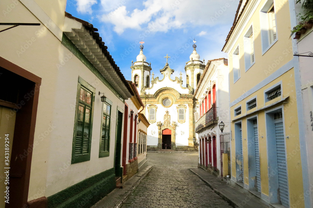 Streets of  São João del Rey, Brasil