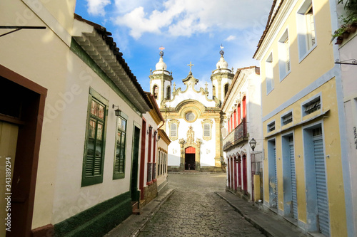 Fototapeta Naklejka Na Ścianę i Meble -  Streets of  São João del Rey, Brasil