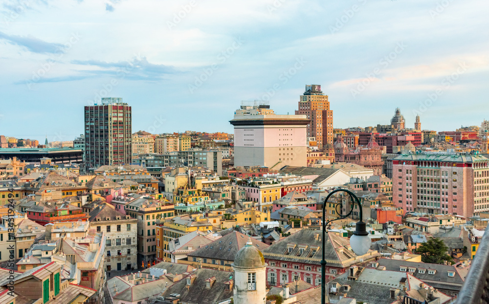 view of the city of genoa