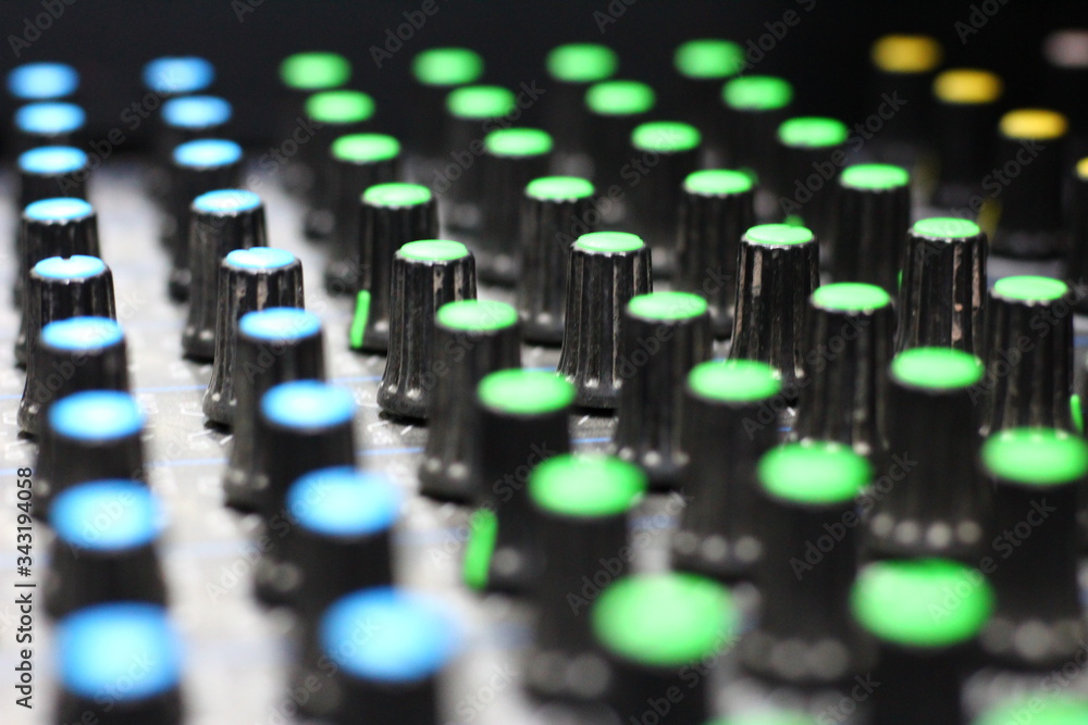 Obraz premium Yamaha sound mixer board