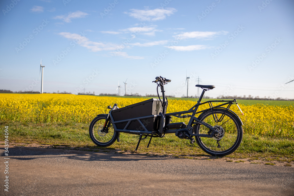 Obraz premium Lastenfahrrad