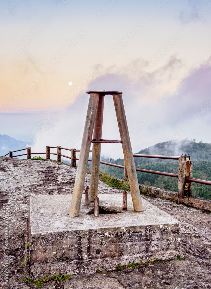 La Gran Piedra at sunset, Santiago de Cuba Province, Cuba La Gran Piedra at sunset, Santiago de Cuba Province, Cuba