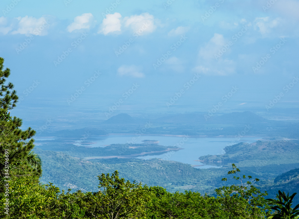 Landscape seen from Sierra Maestra, Granma Province, Cuba