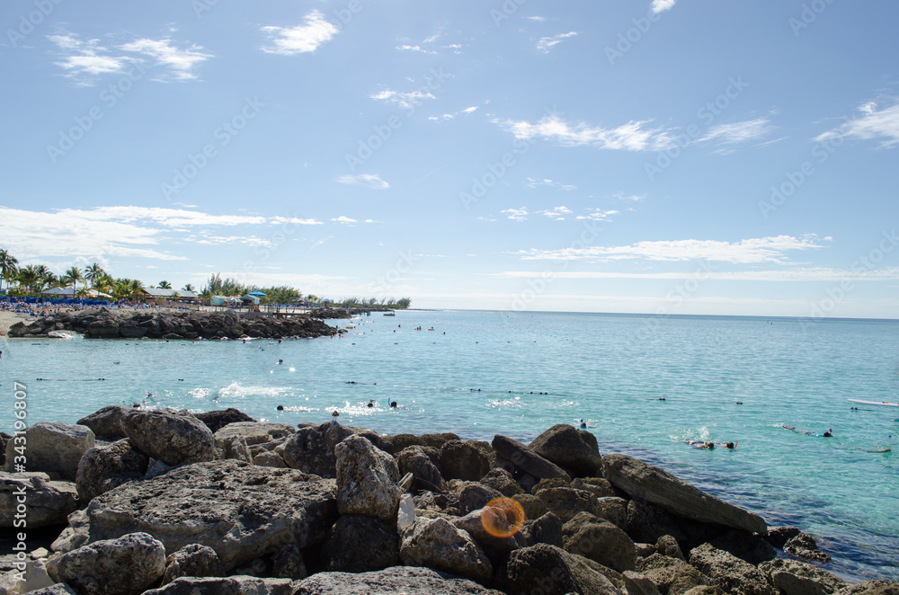 beach and rocks