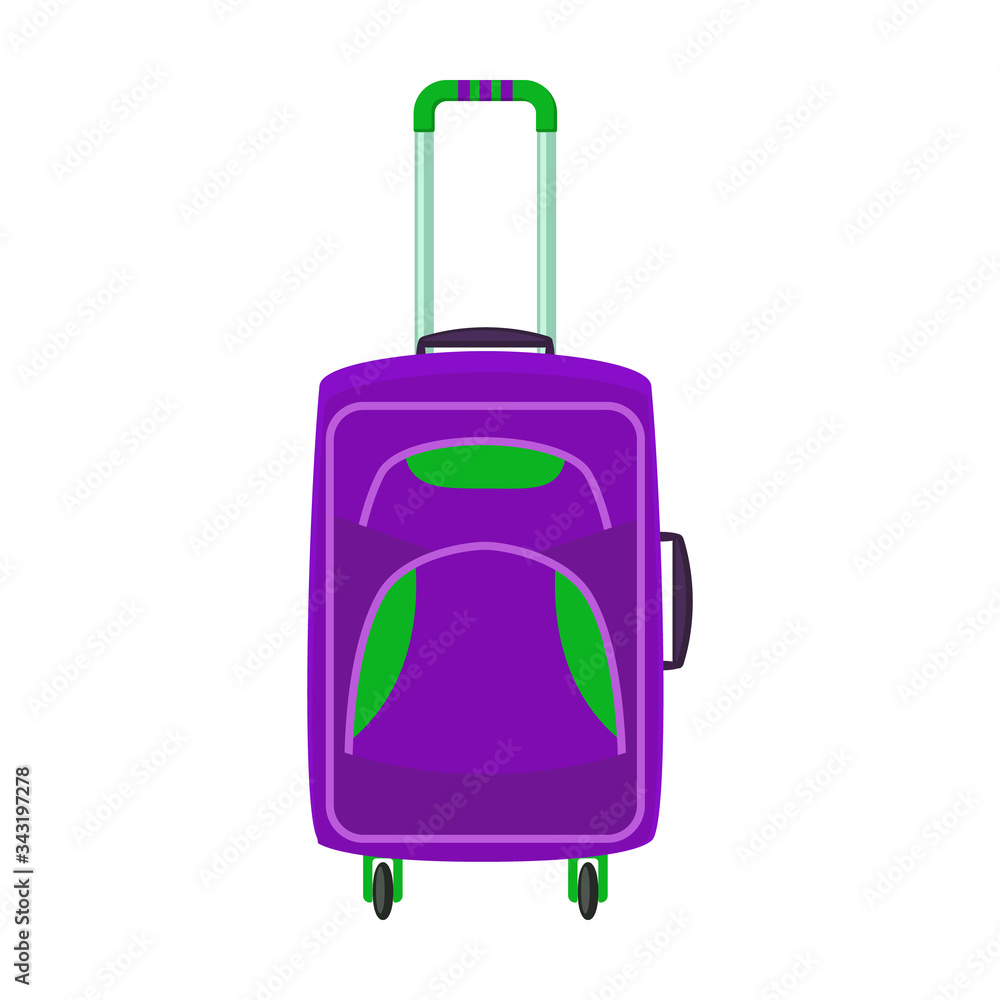 Suitcase vector icon.Cartoon vector icon isolated on white background suitcase. Suitcase vector icon.Cartoon vector icon isolated on white background suitcase.