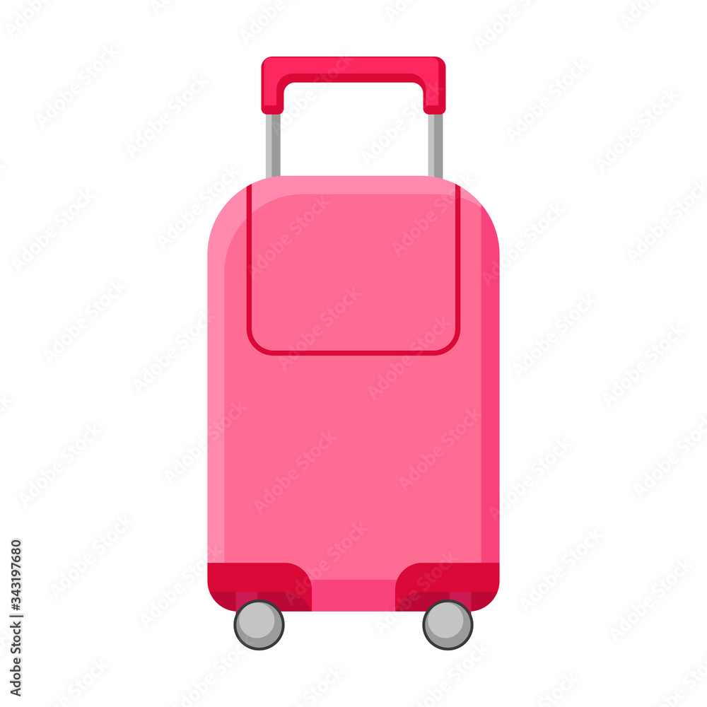 Suitcase vector icon.Cartoon vector icon isolated on white background suitcase. Suitcase vector icon.Cartoon vector icon isolated on white background suitcase.