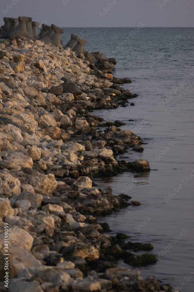 Rocks on the beach