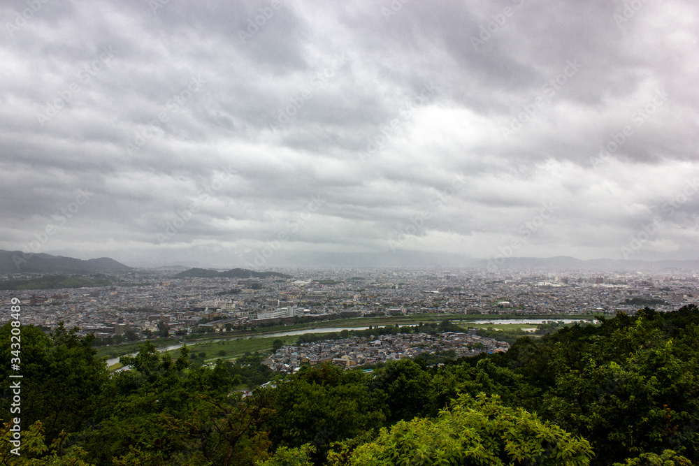 view of kyoto cityscape