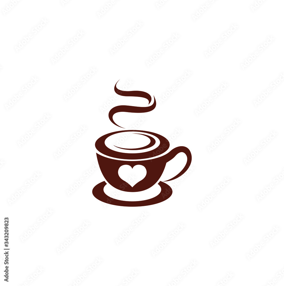 Coffee cup vector logo design illustration. Vector coffee dating template
Coffee cup vector logo design illustration. Vector coffee dating template