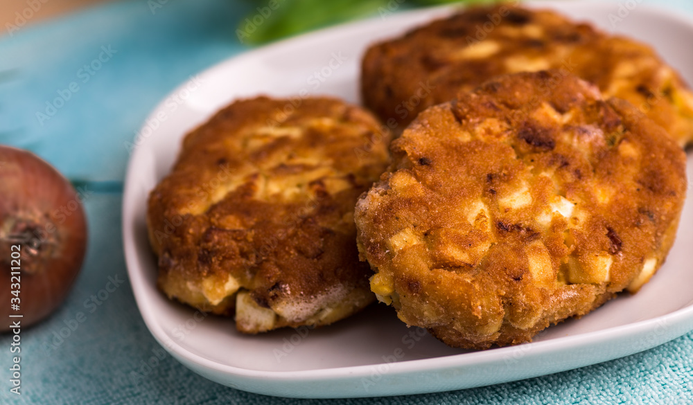 Vegetarian egg chops Vegetarian egg chops
