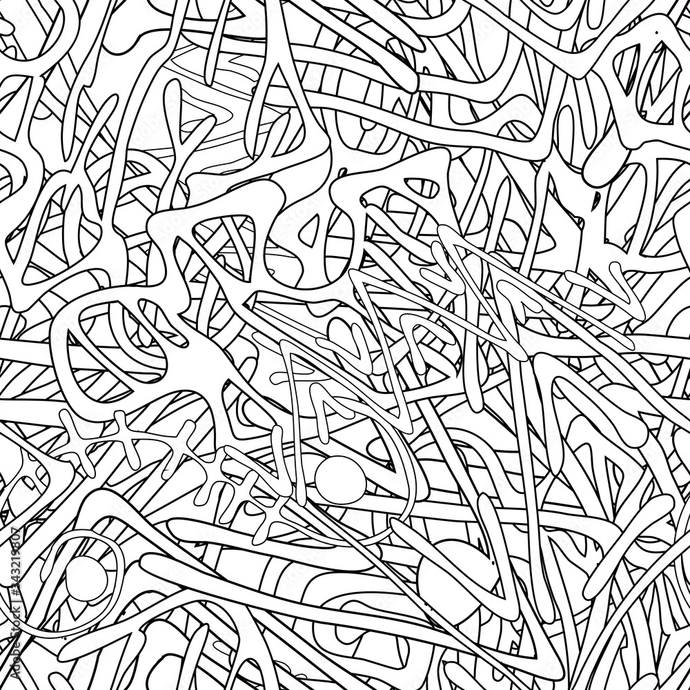 Seamless abstract texture. Black and white repeating background Seamless abstract texture. Black and white repeating background