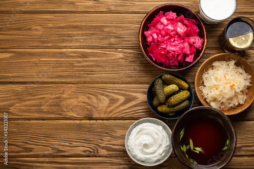 Assorted fermented foods